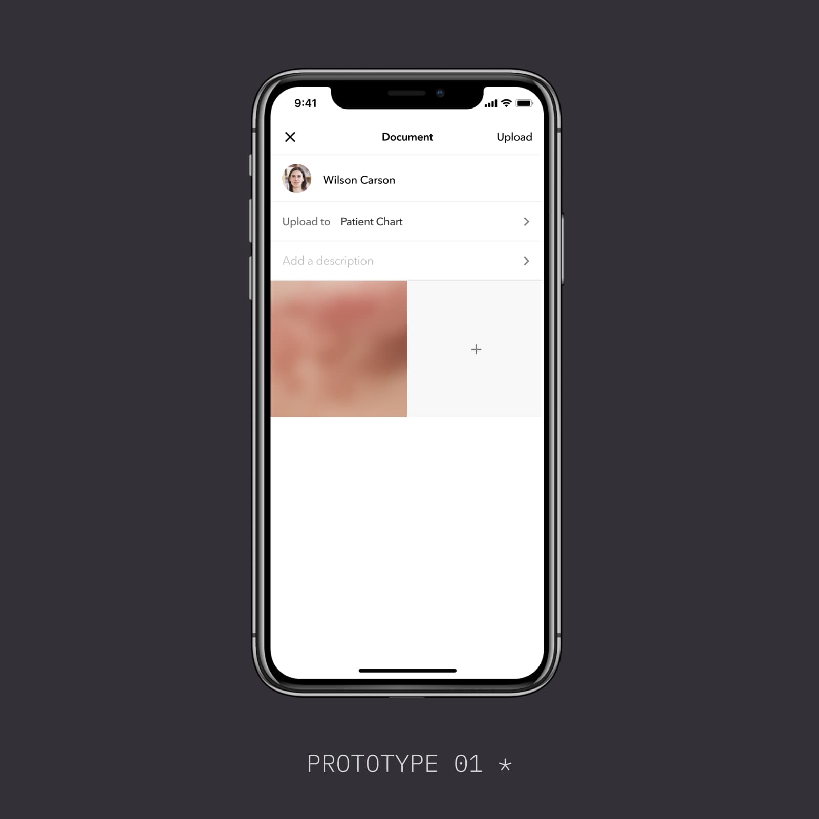 Figma prototype for usability test 01